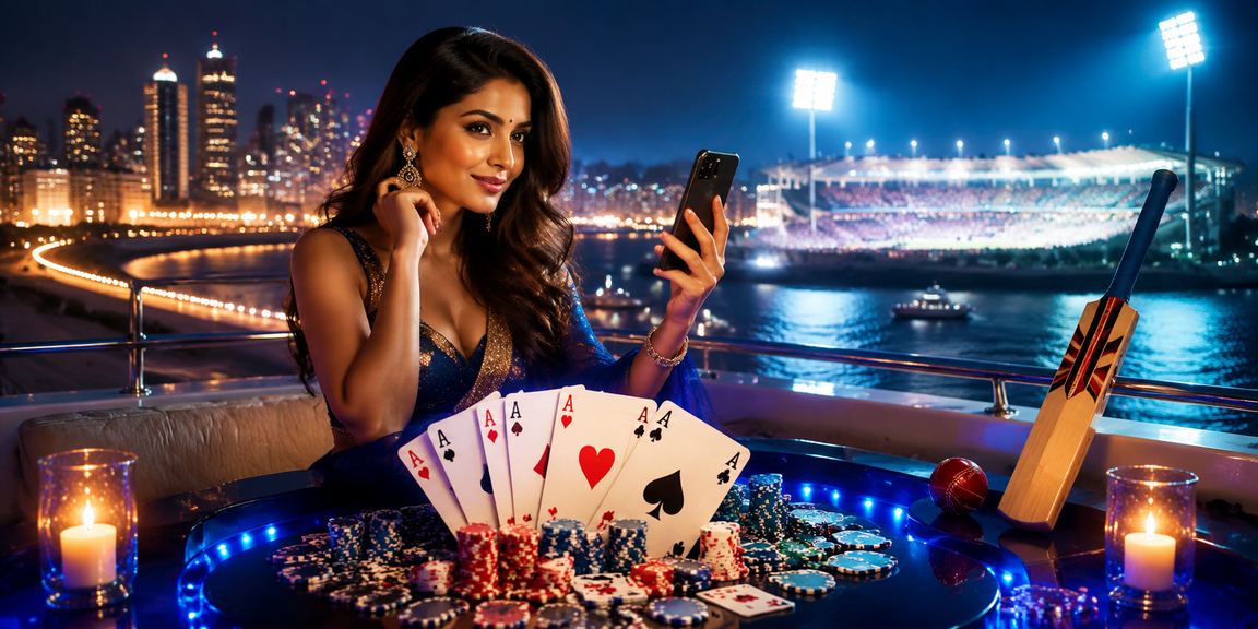 Mumbai Marine Drive cricket betting at night